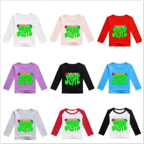 Spring Cartoon Me Contro Te Print Baby Boy Girl Long Sleeve T Shirts Children Clothes Cotton Top Tees Kids Costumes 2-12 Years