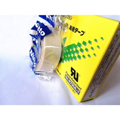 High temperature resistant adhesive 3pcs T0.13mm*W19mm*L10m Japan NITTO DENKO Tape NITOFLON Waterproof Electrical tape 973UL