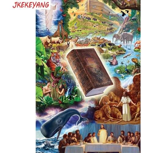5D Diy diamond painting Bible and animals Diamond Mosaic sale Rhinestone Embroidery cross stitch Y3777