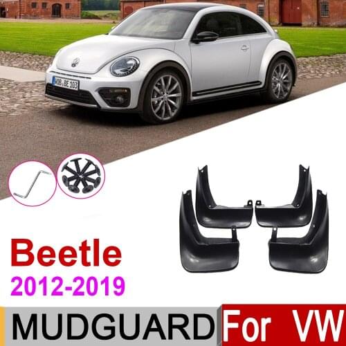 Car Mudflap For Volkswagen VW Beetle 2019~2012 Fender Mud Guard Splash Flaps Mudguard Accessories 2018 2017 2016 2015 2014 2013