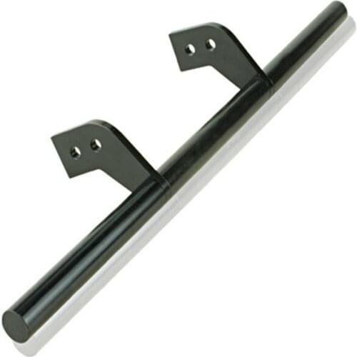 Aluminium alloy black rear bumper for tamiya 1/14 scale rc scania R620 56323 R470 R730 BEENZ 1851 3363 MAN TGX VOLVO trailer