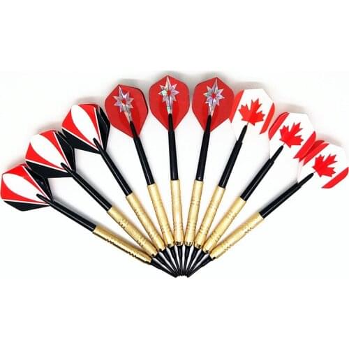 Darts Professional 3 PCS flag Nylon Plastic Soft Tip PET Darts Wing 14g Darts flights Game Indoor Darts Entertainment