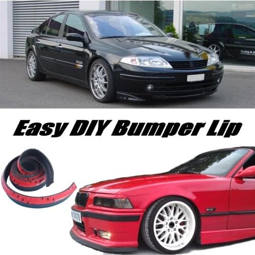 Bumper Lip Deflector Lips For Renault Laguna Front Spoiler Skirt For Tuning Car View / Body Kit / Strip