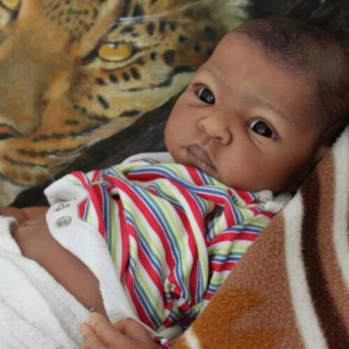 DIY 22inch reborn doll kit with eyes cloth body set Unpainted Model Rebirth Infant Mould bebe reborn kits