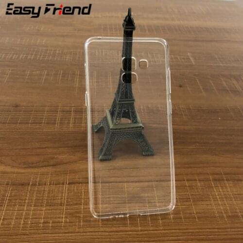 For Samsung Galaxy A8 2018 Mobile Phone Shell Water-proof Surface Full-transparent Soft Rubber Protective Sleeve TPU