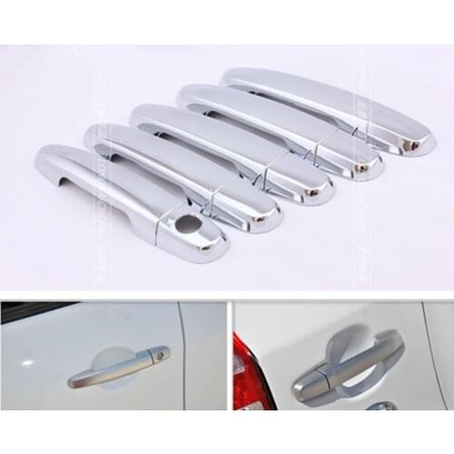 For Toyota RAV4 5 Door 2006 2007 2008 2009 2010 2011 2012 2013 Abs Chrome Car door handle covers car accessories