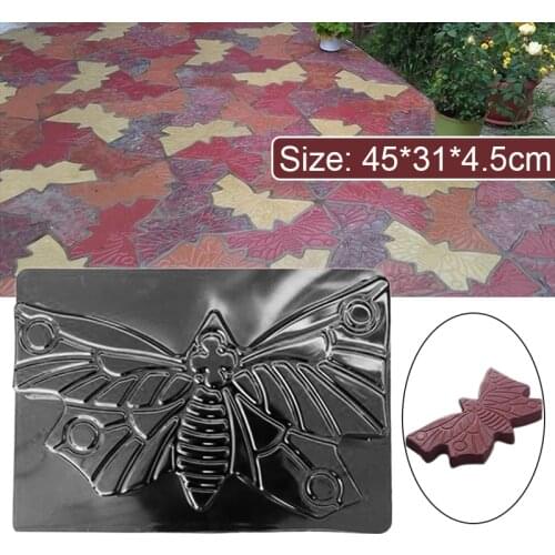 Butterfly Garden Pavement Mold Paving Mould for DIY Home Garden Floor Road Path Mold