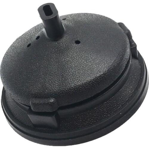 Fuel Gas Tank Filler Cap Door Steel Cover+Filler Plate +Fittings - Black