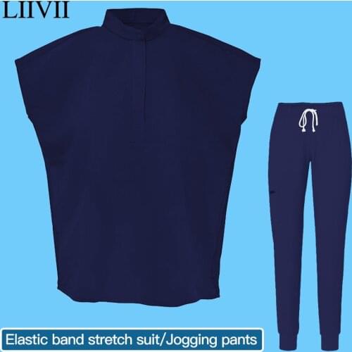 Medical Scrubs Nursing Suits Pet Hospital Doctor Scrubs Clothes Uniforms Medical Nurse Jogger Women Scrub Sets Wholesale Prices