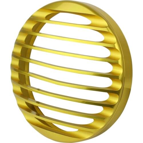 Motorcycle 5 3/4" Led Headlight Grill Cover for Sportster XL 883 Iron 1200 04-14 Custom XL1200C 1200