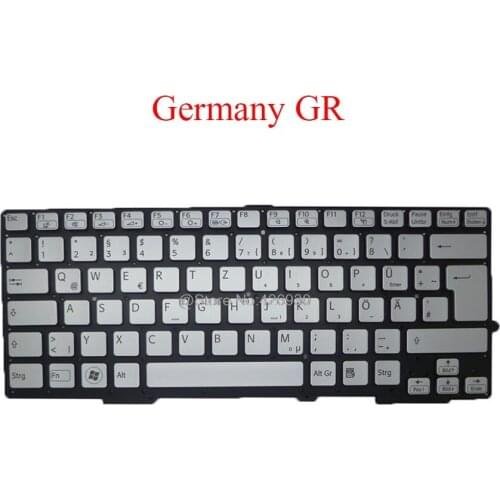 Laptop GR TR RU UK BG Keyboard For SONY SVS13 SVS131 149014921DE 149015031TR 149014851RU 149014911GB Germany Turkish Russia new
