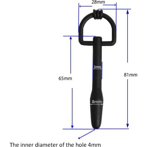 Newest Beginner Male Silicone Catheter Urethral Sounding Stimulate Plug Tube Stretching Chastity Device BDSM Sex Toy 2 Color 505