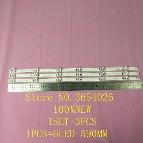 New 3 PCS*6LED 590mm LED backlight strip bar compatible for LG 32LB561V UOT A B 32 INCH DRT 3.0 32 A B 6916l-2223A 6916l-2224A