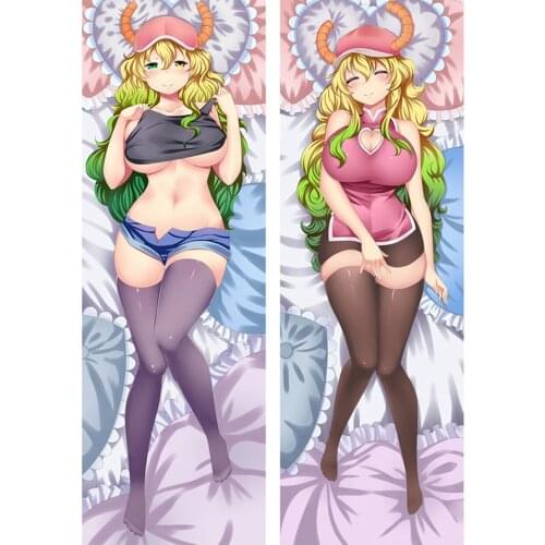 Newly Design Anime Miss Kobayashis Dragon Maid Ketsarukoatoru Quetzalcohuātl Cosplay Dakimakura Pillow Case Hugging Body
