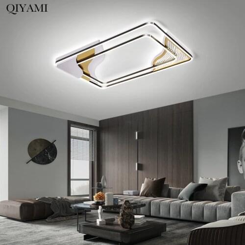 New Deisign LED Ceiling Lights For Foyer Bedroom Dining Room Kitchen Lusure Lamps Light Fixtures Dimmable With Remote Lighting