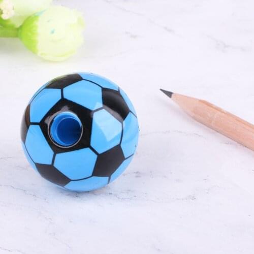 P82A Soccer Ball Pencil Sharpener Creative Football Shape School Supplies Stationary