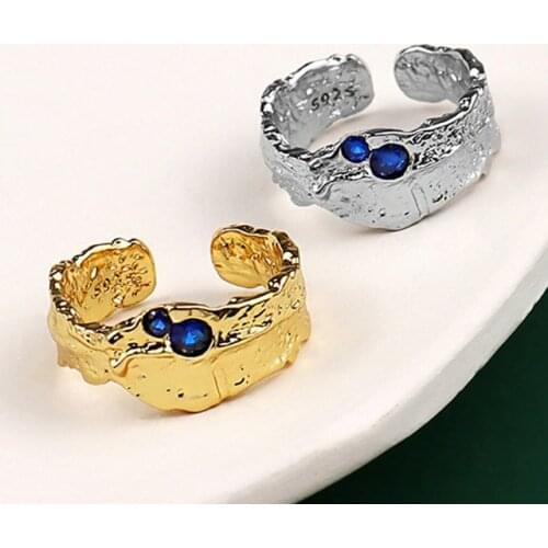 Finger Rings Fashion Creativity Irregular Zircon Creative Handmade for Women Jewelry Party Gifts