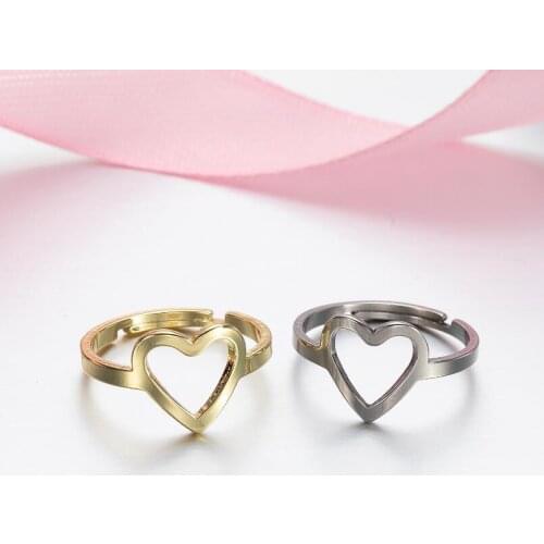 Heart Infinity Love Resizable Rings Moon Star Stainless Steel Fashion Friendship Jewelry Drop Shipping Party Christmas Gift
