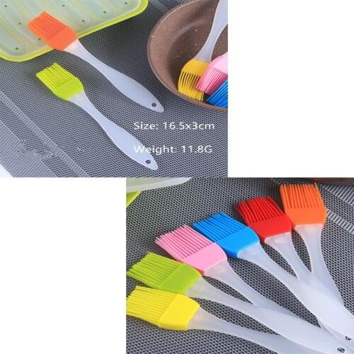 Silicone Barbeque Brush Spatula Seasoning Cooking BBQ Heat Resistant Oil Kitchen Bar Cake Baking Tools Utensil Supplies Durable