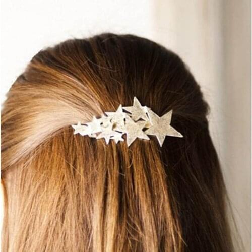 Alloy Stars Silver Hair Clips & Pins Headwear Hair Accessories for Women