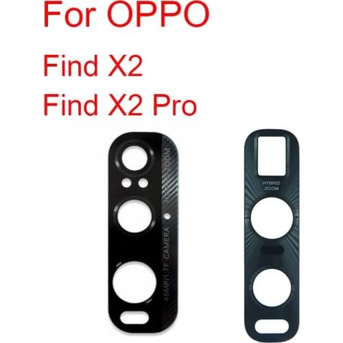 2pcs Rear Camera Glass Lens For OPPO Find X2 Pro Back Camera Glass Lens Main Camera Glass Lens Replacement Parts