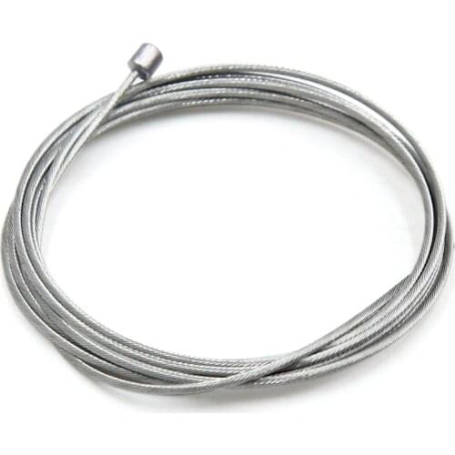 Universal 2Pcs 1.8m Length Metal Clutch Line Cable Wire Brake Accelerator Cable Wire for Motorcycle Scooter