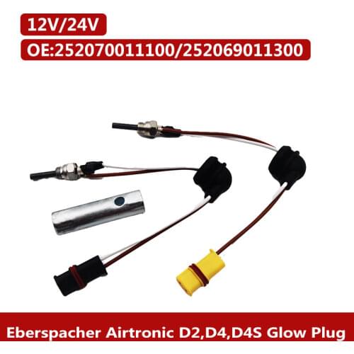 12V 24V 2KW 5KW Chinese Brand Diesel Air Parking Heater Glow Plug For Caranvan RV Truck Boats Motorhome
