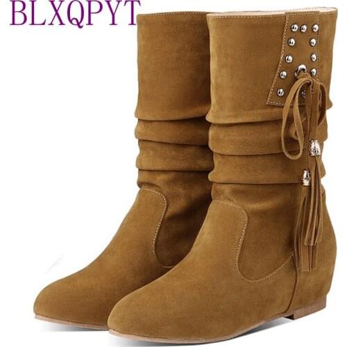 Autumn Style 30-52 Size Thigh High Women Femininas Knee-high Boots Masculina Zapatos Botines Mujer Chaussure Femme Shoes 7900-1