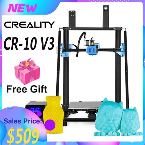 Creality 3D Ender 3 V2/CR-10 V3 Upgrade High Precision 3D Printer DIY Kit Driver Large Printing Size with 8G SDCard PLA Filament