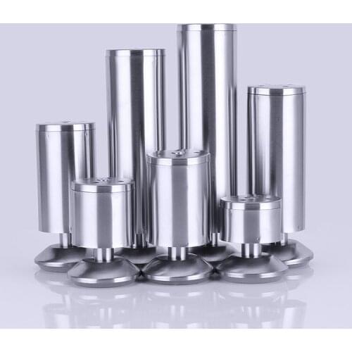 4PCS cabinet legs adjustable stainless steel furniture sofa legs furniture accessories bed TV cabinet feet round bracket 10cm