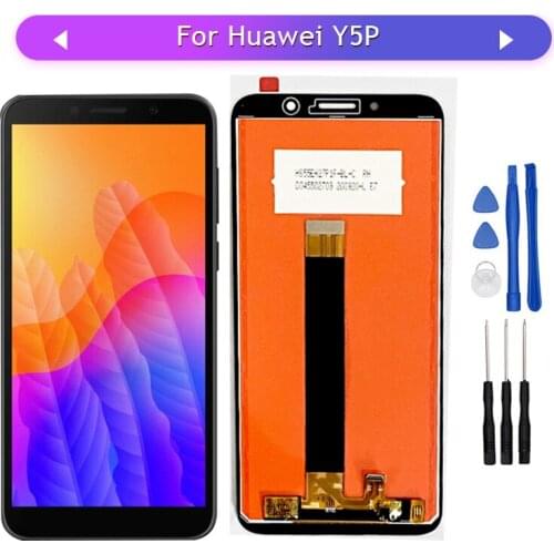 5 Pcs For Huawei Y5P LCD Display Touch Screen Glass Digitizer Complete Assembly Replacement