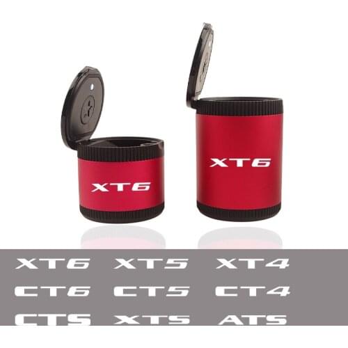 Car Ashtray LED Lights Alloy Ash Tray Aluminum Cup For Cadillac ATS CTS DTS ELR SRX STS XLR XT5 XTS CT4 CT6 car Accessories