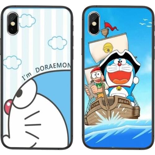 Cell Phone Bags For Mate 40 30 20X 10 lite plus pro Nova 8 Pro 7 6 se Doraemon Cartoon Designed