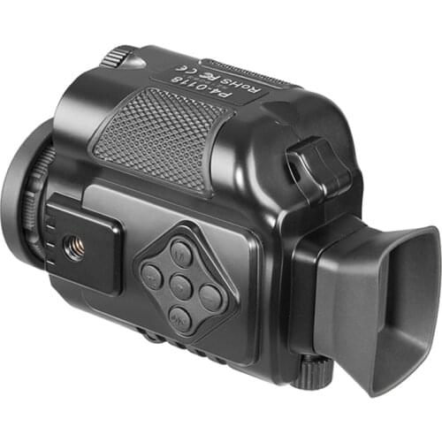 Mini Digital Infrared Night Vision 8GB Video Recording Monocular Scope Telescope Long Range for Outdoor Hunting -US Plug