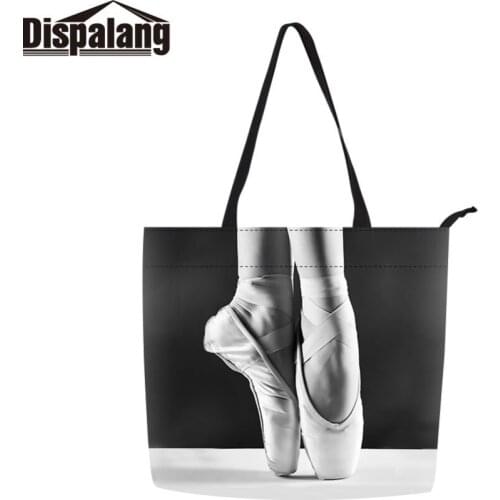 Dispalang Many Colorful Ballet High Quality Printing Girl Handbags Messenger Bags The Shoulder Bag Newest Shopping Bag for Lady