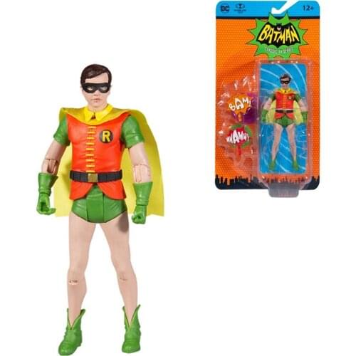 Original 6inch Mcfarlane Toys Dc Multiverse 1960 Batman Series Robin Action Figure Model Decoration Collection Toy Birthday Gift