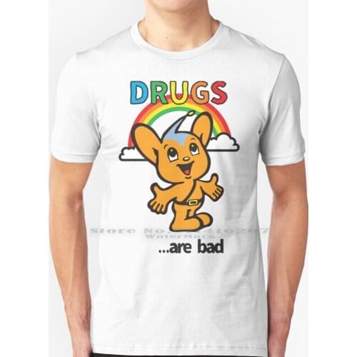 Pipo - Kun - Tokyo Police Mascot - Drugs Are Bad T Shirt 100% Pure Cotton Tokyo Japan Nihon Katakana Hiragana Kanji Ramen Kyoto