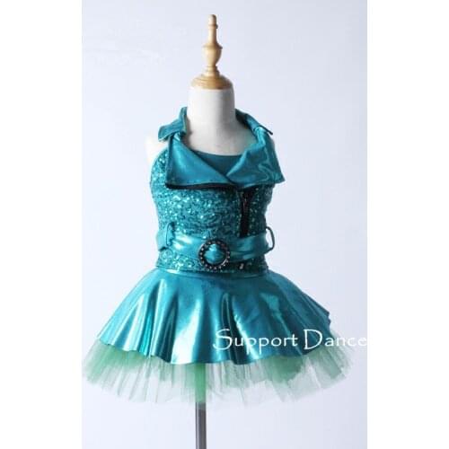 Jacket Collar Ballet Tutu Dress Children Adult Professional Dance Costume C161