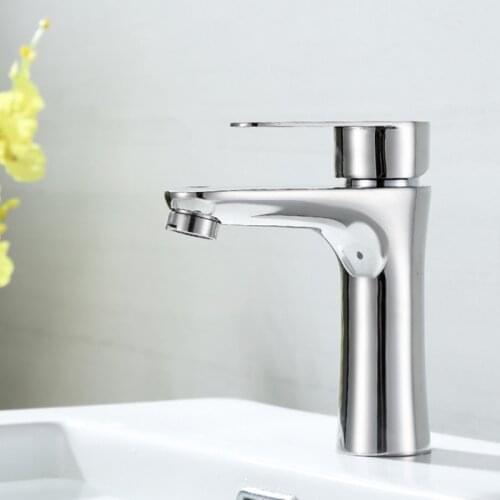 304 Stainless Steel Brushed / Chrome Bath Basin Faucet Sink Mixer Taps Vanity Hot and Cold Water mixer Bathroom Faucets Tap