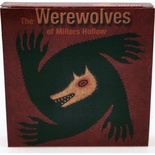 24pcs Werewolves Board Game Full English Version For Home Family Friends Party Adult Financing Playing Table Board Cards Game