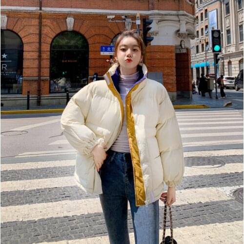 Novel Oversized Winter Womens Coat Warm Waterproof Glossy Parka Women Plus Size Harajuku Down Jacket Long Womens Jacket