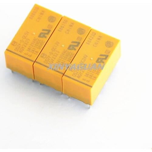 100% new original signal relay DS2Y-S-DC5V AGY2323 DS2Y-S-DC12V AGY2324 DS2Y-S-DC24V AGY2329 1A 8Pin 1Pcs
