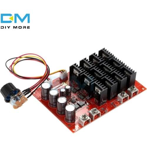 DC 10-50V 60A Motor Speed Control Controller Module PWM HHO RC Control 3000W MAX With Box Case Shell Kit Electronic Kit