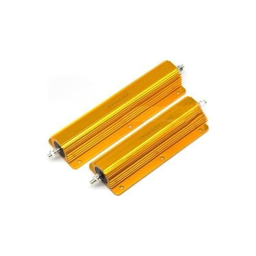 Aluminum Metal Shell Case Wirewound Resistor 150W 200W, RX24 Power Load Resistors for Car LED Decoder 1R 2R 10R 15R 20R