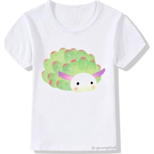 Funny Kids T Shirt Cute Roaming Print Cartoon T-shirt Summer Tops for Boys and Girls T Shirts Fashion New Children Clothing