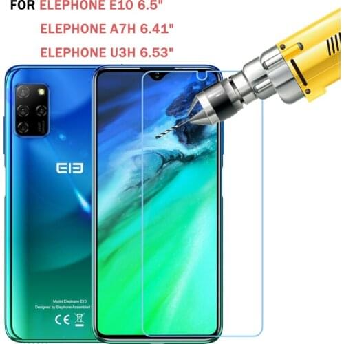 For Elephone E10 A7H Tempered Glass Protective Film Explosion-proof Screen Cover For Elephone U3H Premium Glass