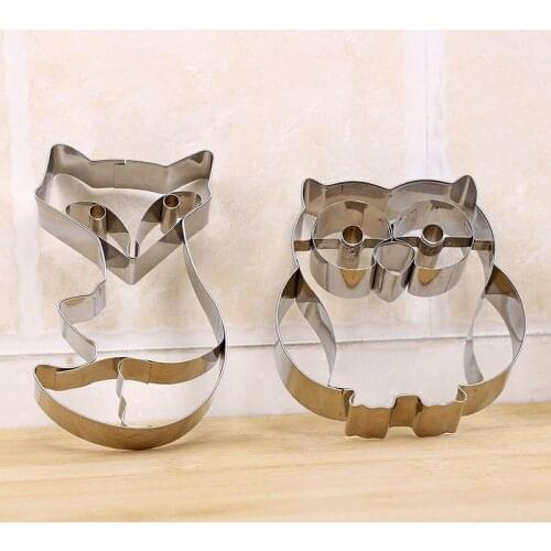 Owl Shape DIY Baking Accessories 1Pcs Fondant Cake Mold Portable Cake Decorating Tool Biscuit Cookies Cutter Kitchen Gadgets