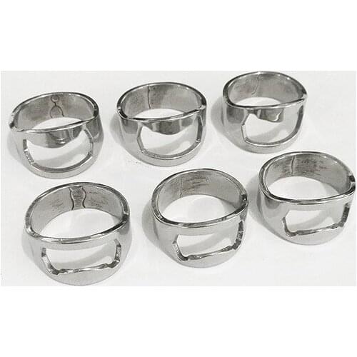 1000pcs/lot Stainless Steel Finger Ring Bottle Opener Bar Beer tool Openers Mini 20 22mm