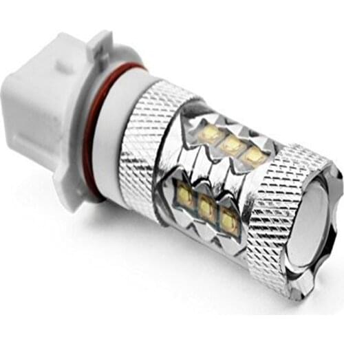 2pc P13W PS13W H18 PG18.5D-1 80W LED White High Power Bright Car Auto Fog Light Bulb Lamp 12V DRL Daytime Running Low Beam