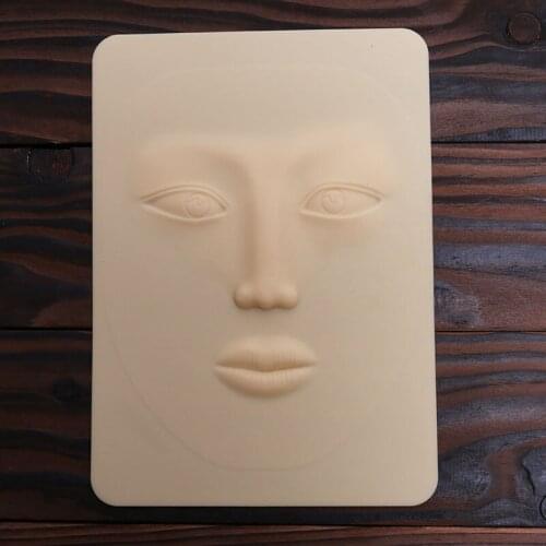 3D Silicone Tattoo Body Art Tattoo Accesories 5PCS Tattoo Practice Skin Sheet for Needle Machine Supply Kit Plain MUA730